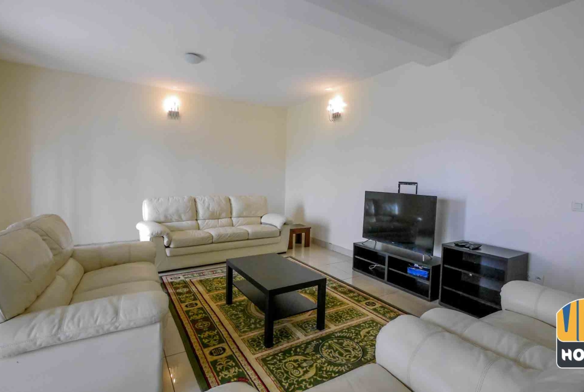Beautiful interior design in house for rent in Kibagabaga, Kigali