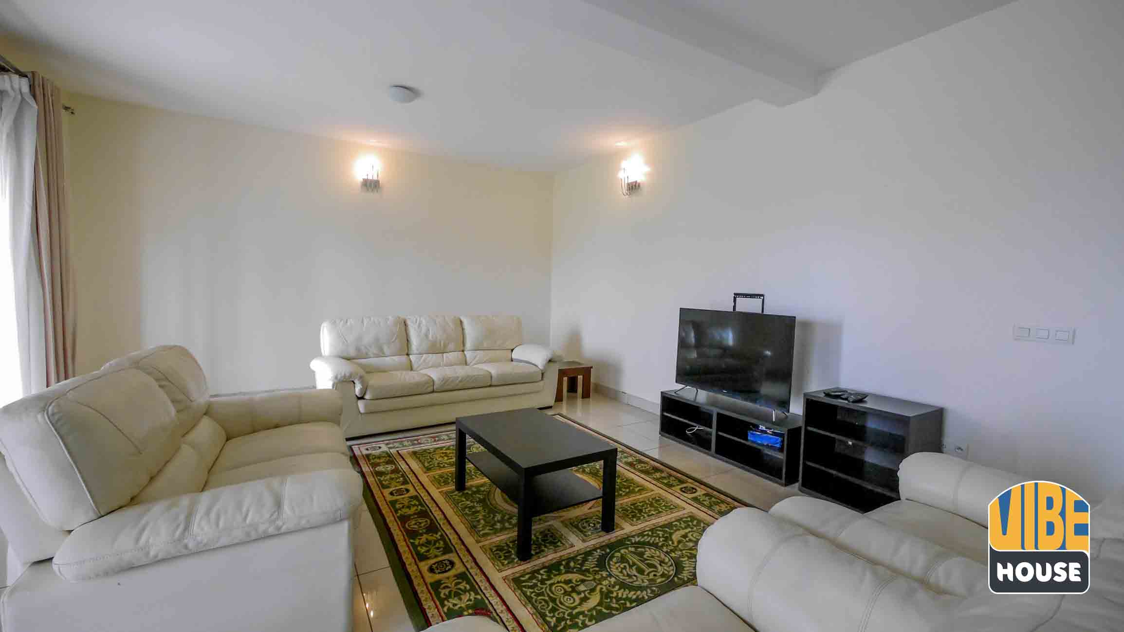 Beautiful interior design in house for rent in Kibagabaga, Kigali