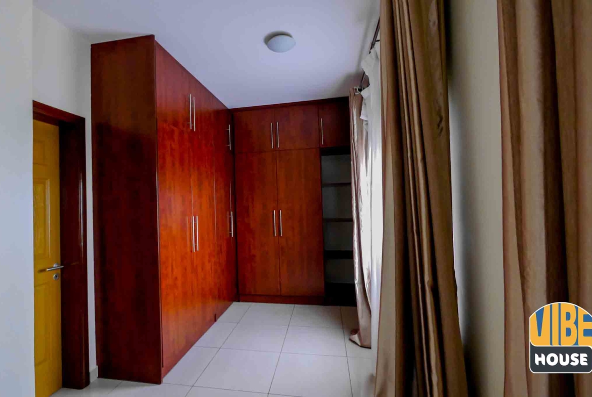 Large closet in master bedroom of house for rent in Kibagabaga, Kigali