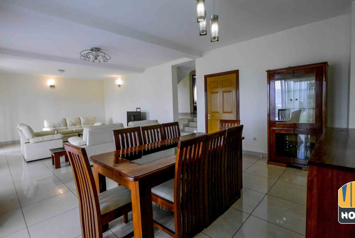 Elegant living room in house for rent in Kibagabaga, Kigali