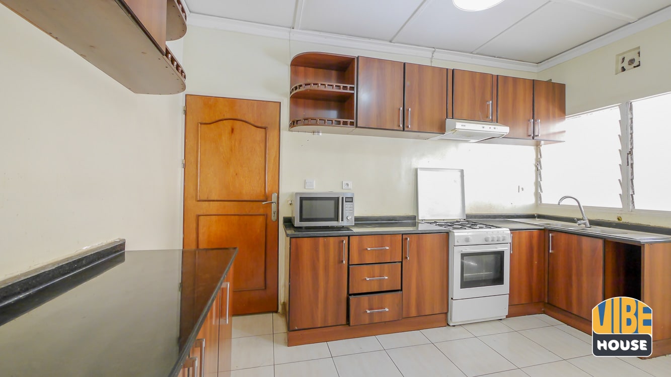 Modern kitchen fully furnished in house for rent Kimihurura, Kigali