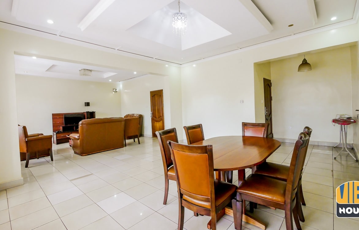 Dining room of house for rent in Kimihurura Kigali