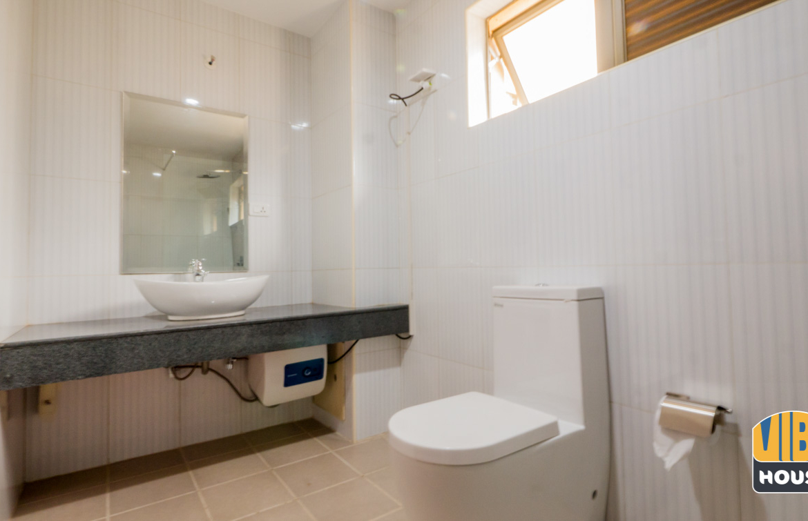 Bathroom view of apartment for rent in Gacuriro, Kigali