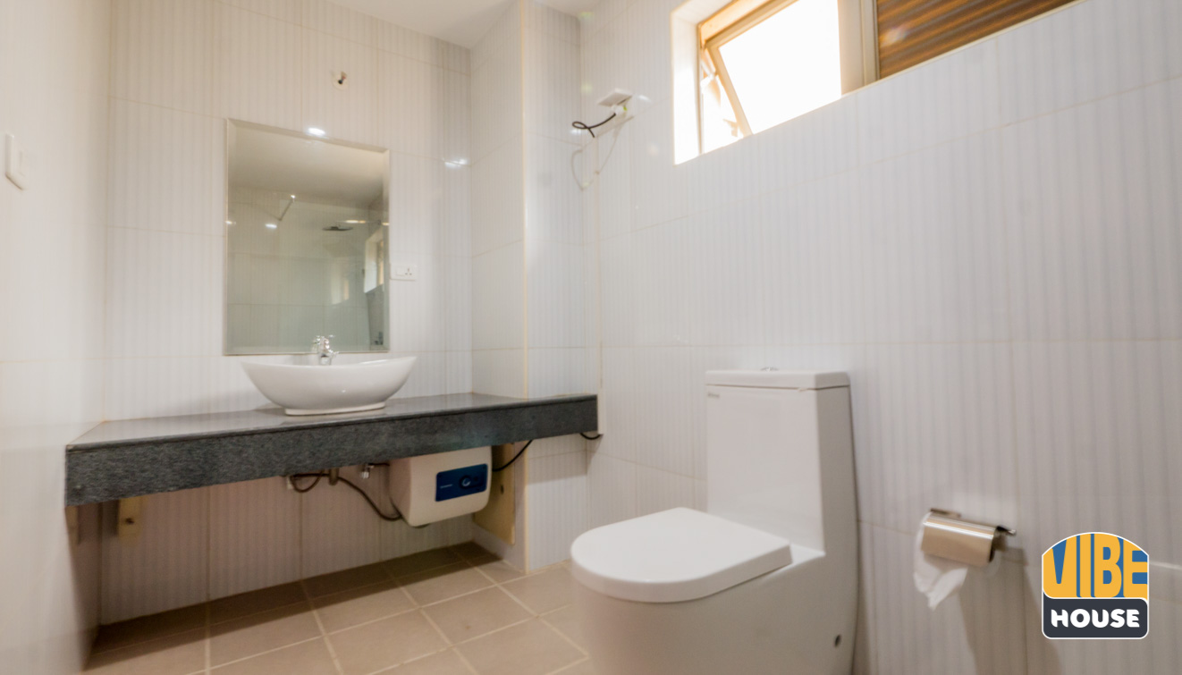 Bathroom view of apartment for rent in Gacuriro, Kigali