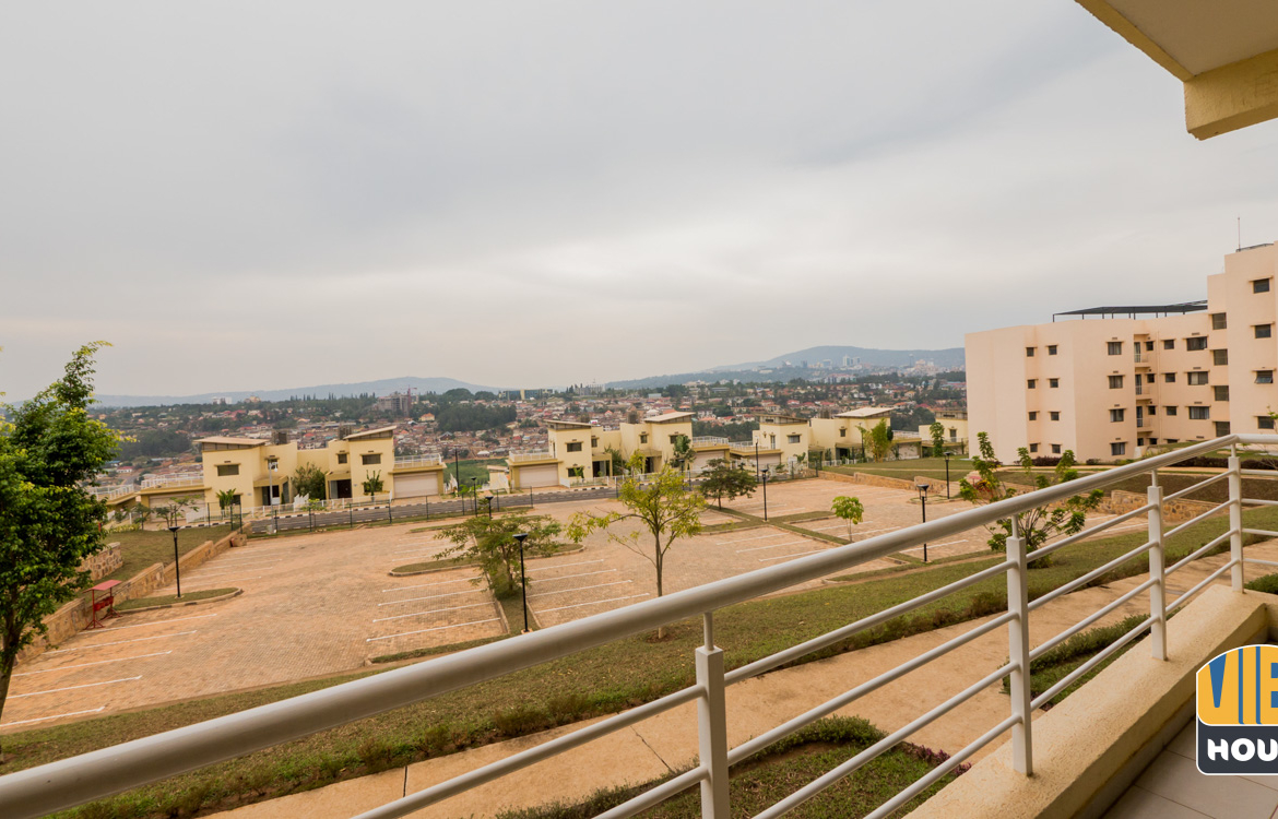 View from apartment for rent in Gacuriro, Kigali