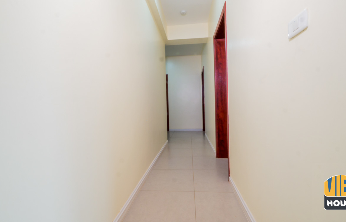 Corridor view of apartment for rent in Gacuriro Kigali