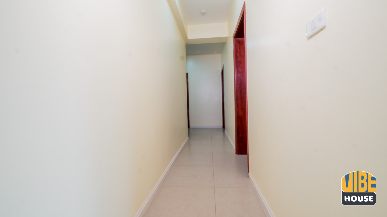 Corridor view of apartment for rent in Gacuriro Kigali