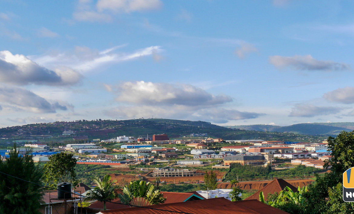 View of Kigali from Apartment in Kanombe