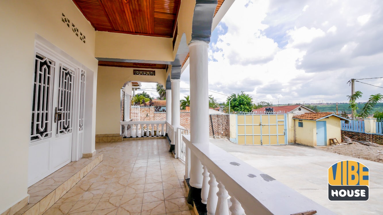 Security post at gate of Gisozi home rental, Kigali