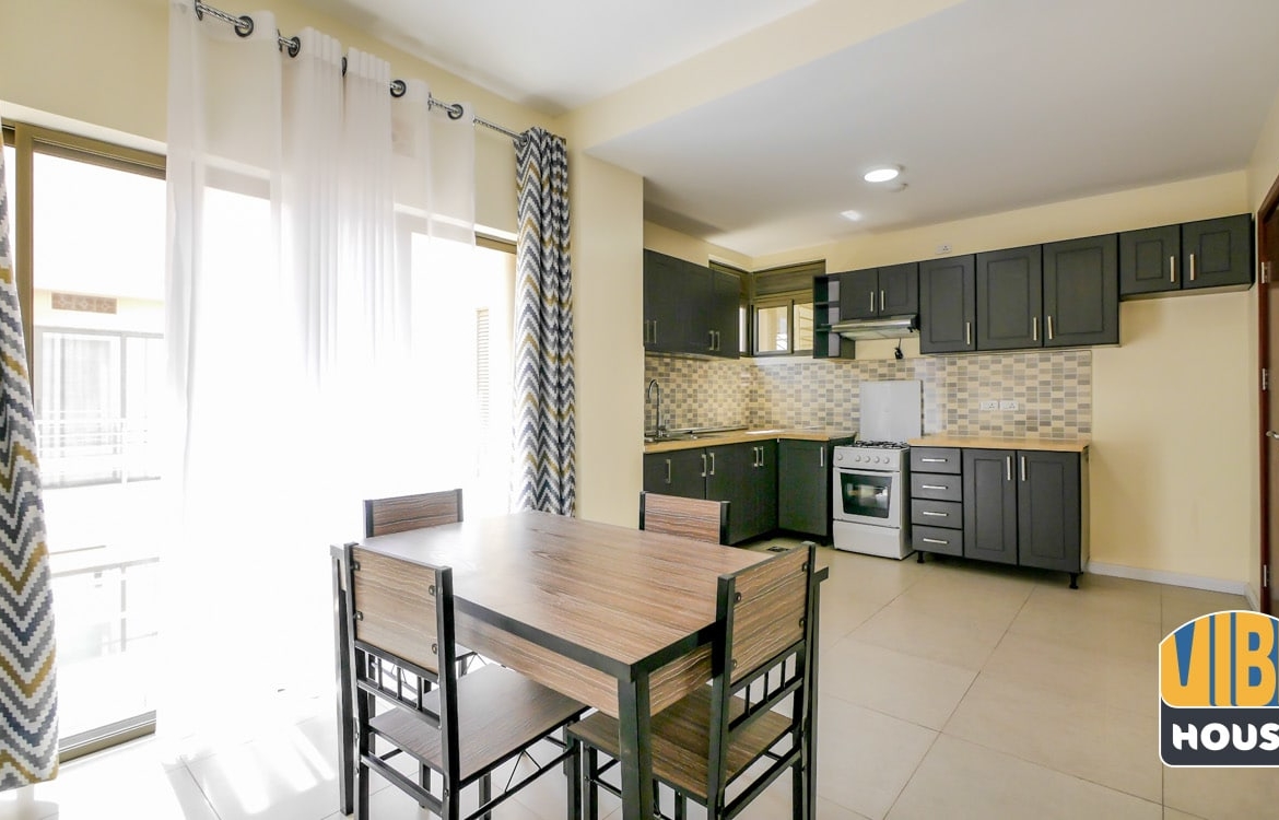 Kitchen and dining area in Apartment for rent in vision city