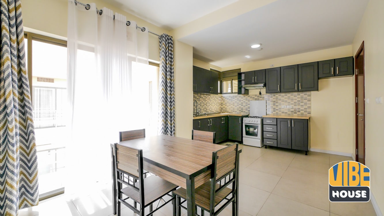 Kitchen and dining area in Apartment for rent in vision city