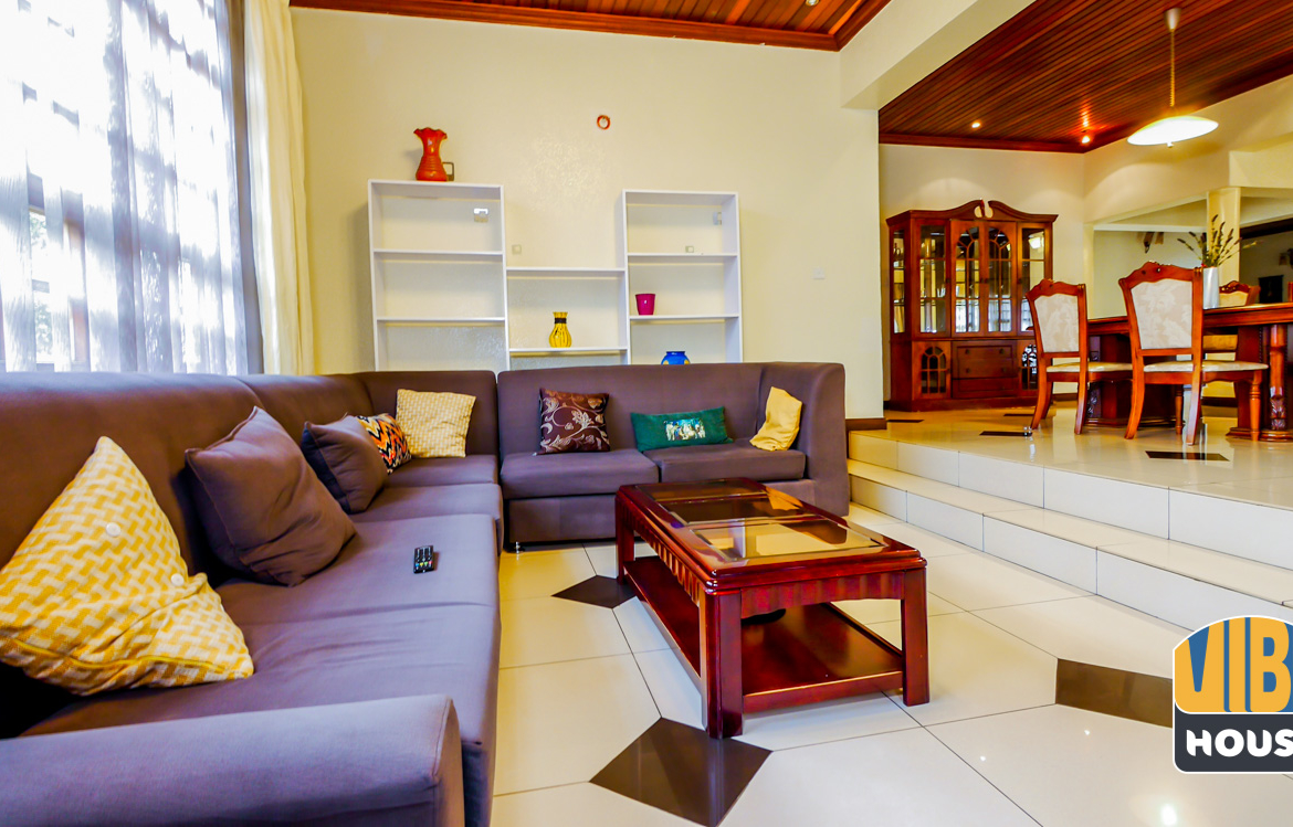 Living room 2: Ultimate Luxurious Villa for rent in Gisozi, Kigali