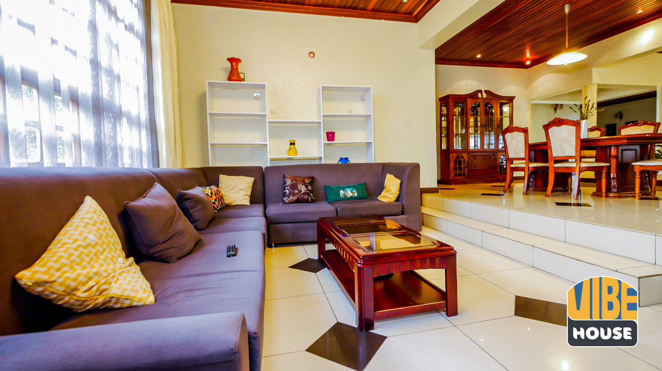 Living room 2: Ultimate Luxurious Villa for rent in Gisozi, Kigali