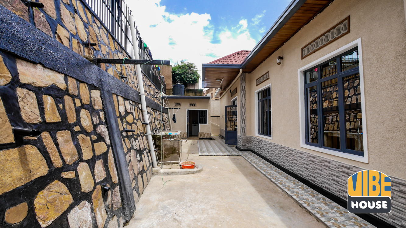 Backyard of house for rent in Kibagabaga